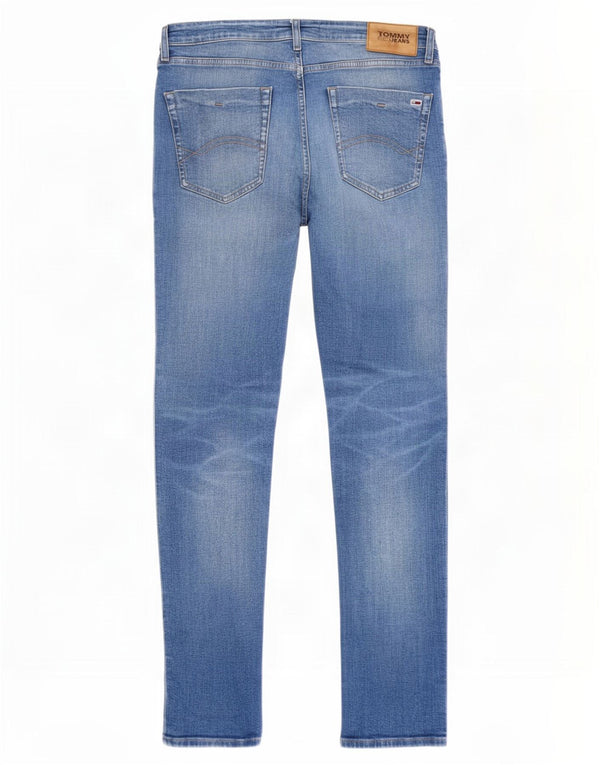 Jeans slim da donna Tommy Hilfiger W32 L34 cotone blu