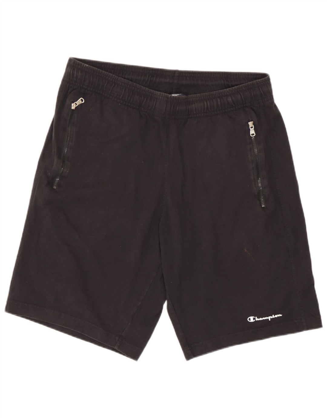 Pantaloncini sportivi da uomo Champion grandi in cotone nero