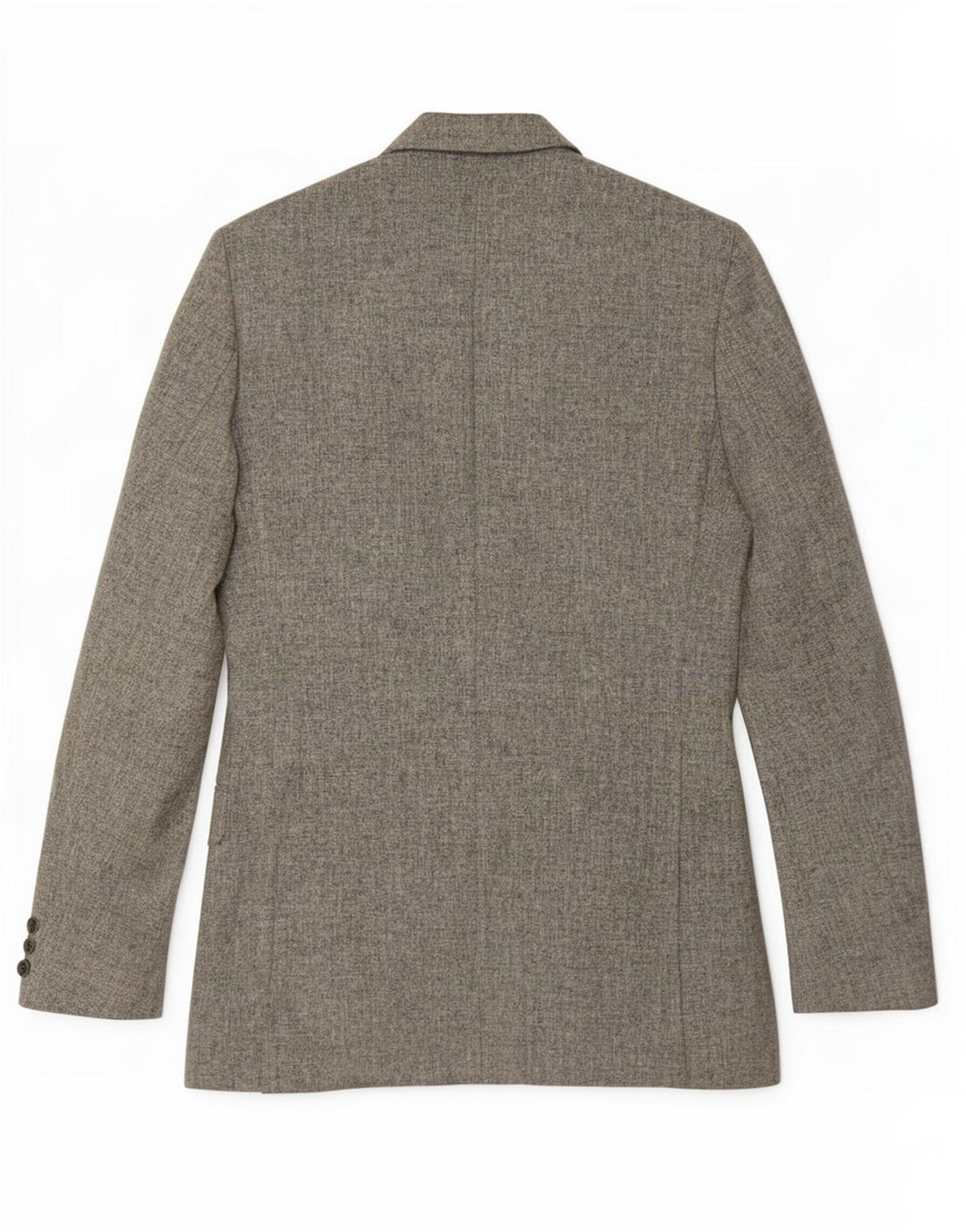 Giacca blazer da uomo a 2 bottoni Wellington UK 38 Lana screziata grigio medio