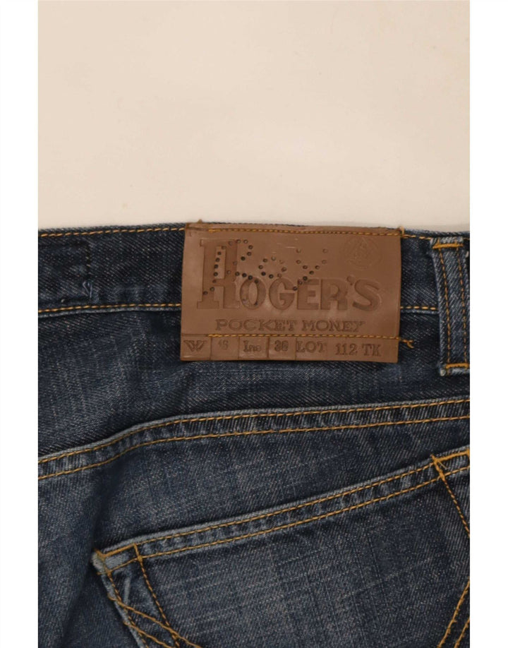 Jeans dritti da donna Roy Rogers W32 L33 Blu navy