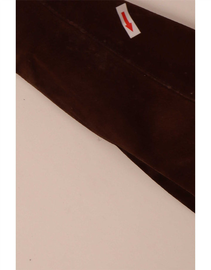 Soprabito vintage da uomo in pelle scamosciata EU 50 grande in pelle marrone