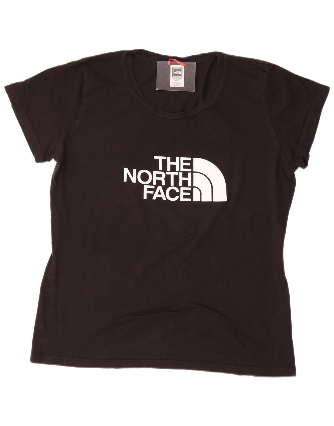 THE NORTH FACE T-shirt grafica da donna Top UK 18 XL Cotone nero