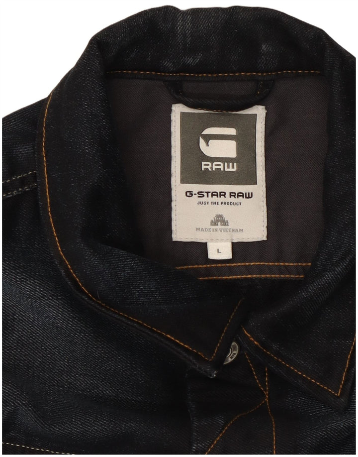 Giacca di jeans da uomo G-Star UK 40 Large Blu Navy