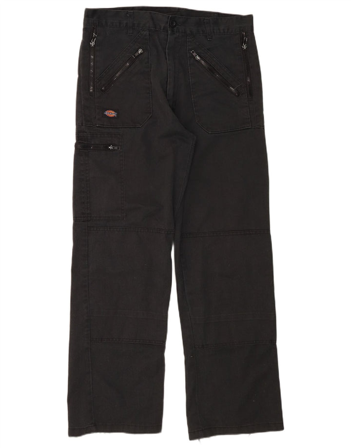 Pantaloni cargo dritti da uomo Dickies W30 L29 poliestere nero