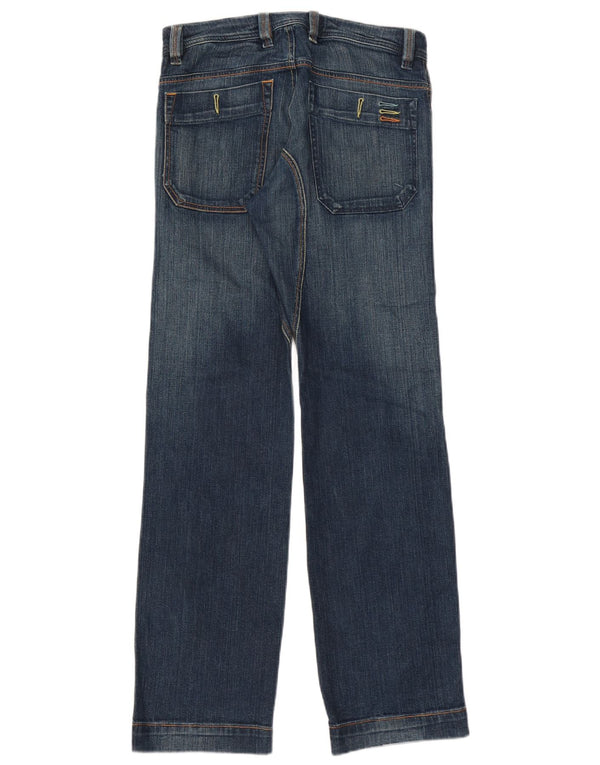 Jeans dritti da uomo Diesel W30 L33 in cotone blu