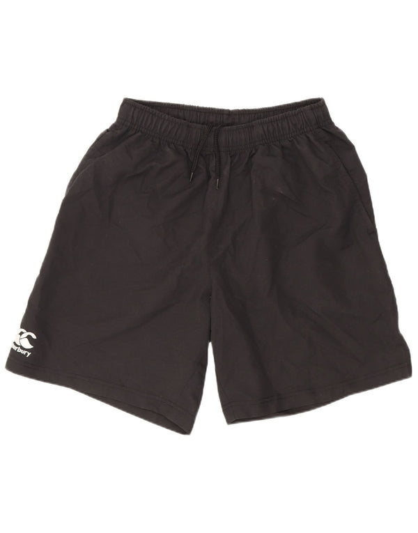 Pantaloncini sportivi da uomo Canterbury piccoli in poliestere nero