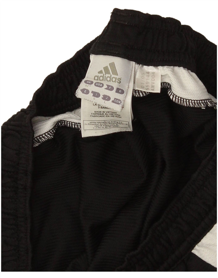 Pantaloncini sportivi Adidas Climalite da uomo, poliestere color block medio nero