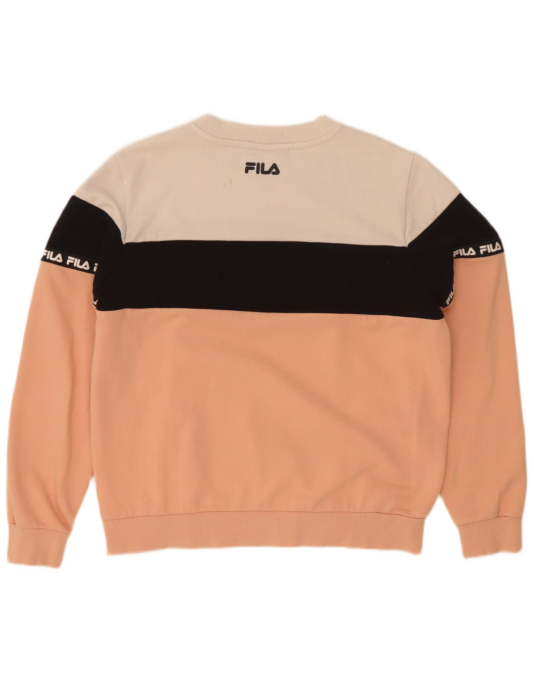 Felpa grafica da donna Fila Maglione UK 14 medio multicolore