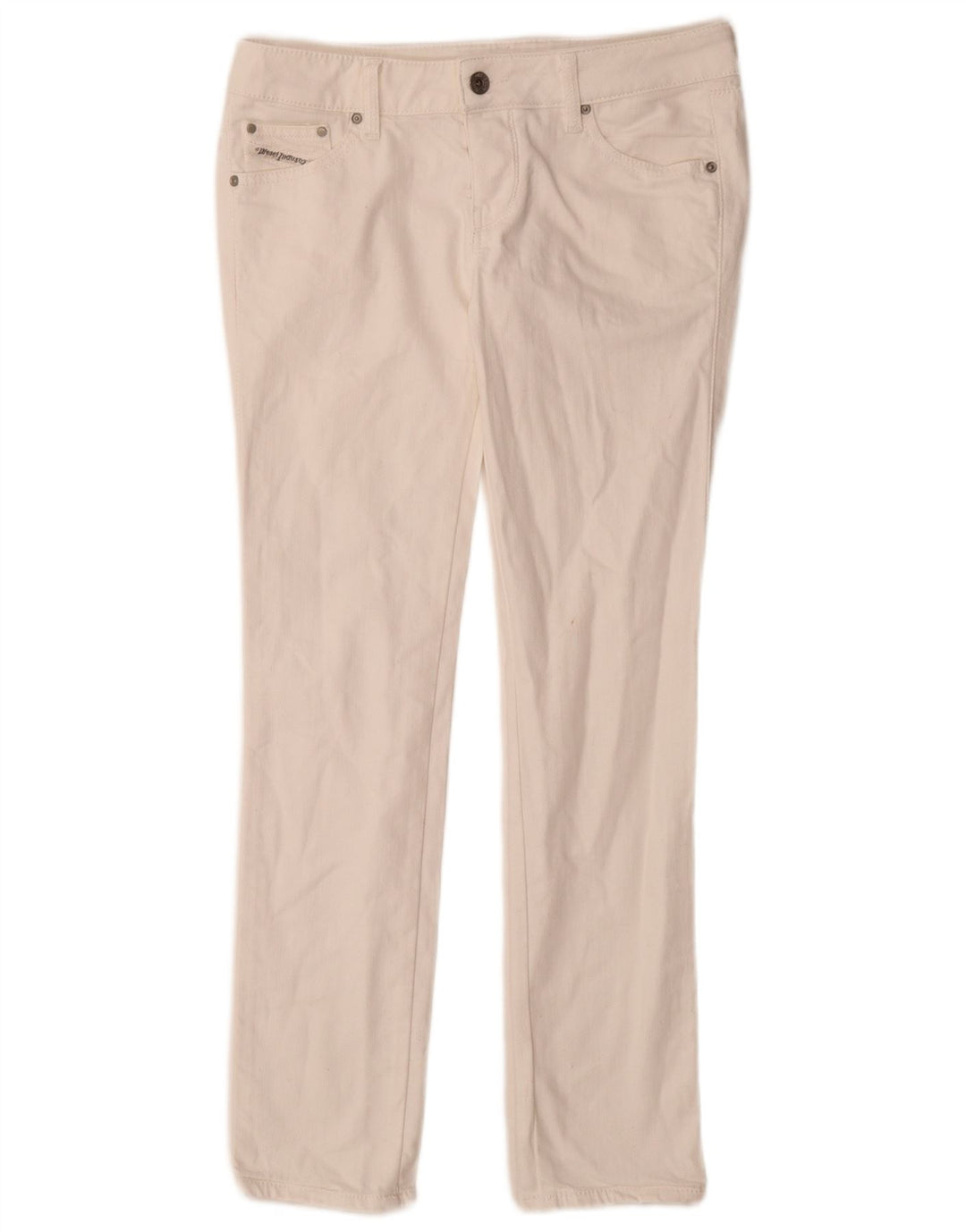 Jeans Cuddy Slim da donna Diesel W28 L29 cotone bianco