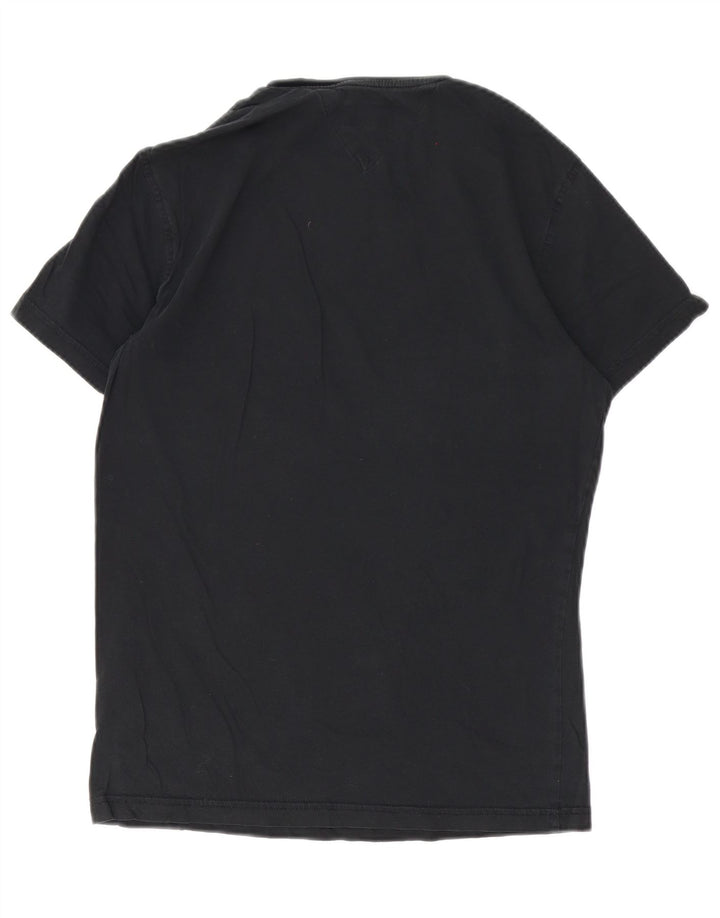 T-shirt da uomo Tommy Hilfiger Top piccola in cotone nero