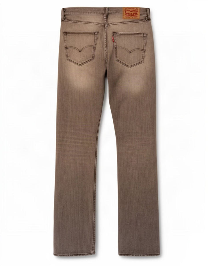 Jeans dritti Levi's 501 da donna W30 L32 cotone grigio