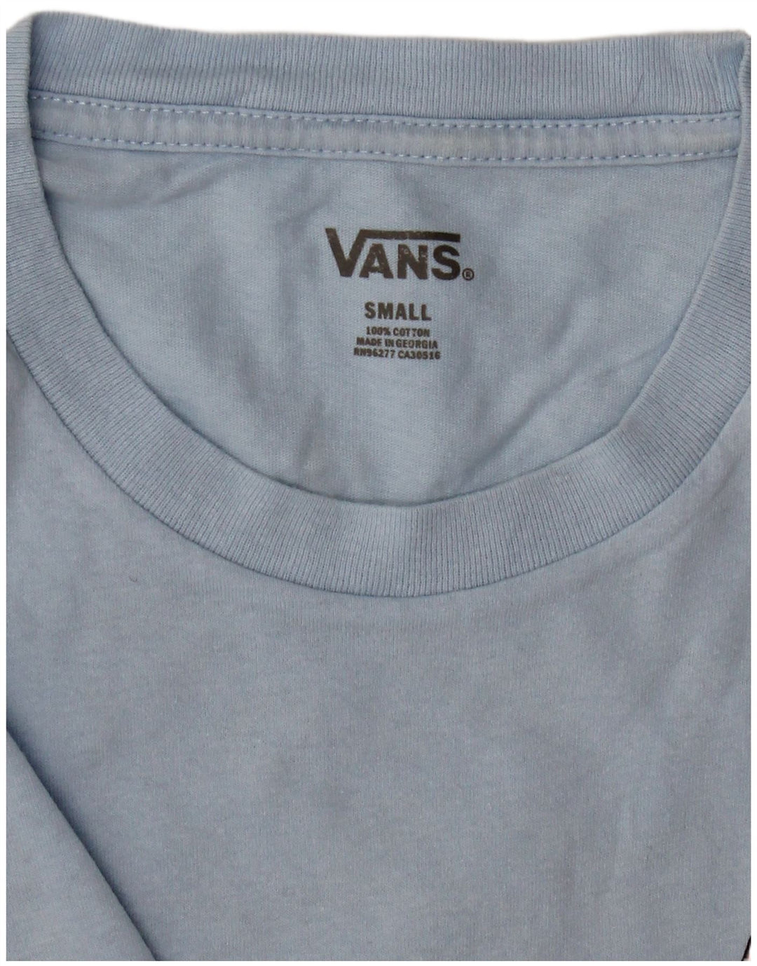 T-shirt grafica da uomo VANS Top piccola blu