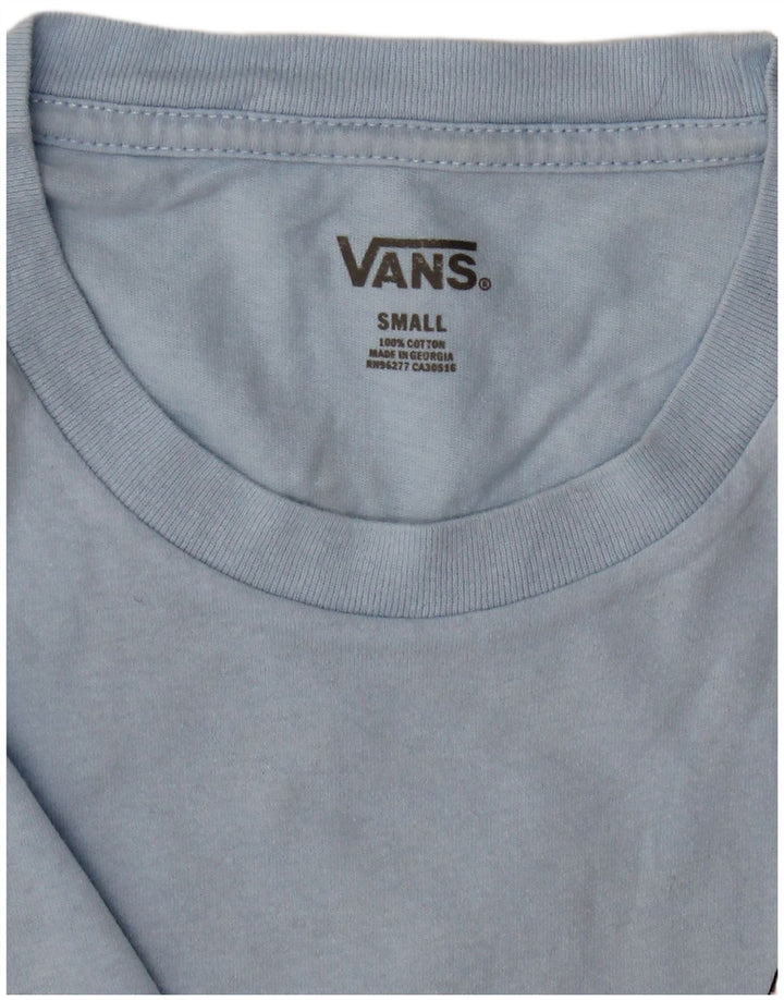 T-shirt grafica da uomo VANS Top piccola blu
