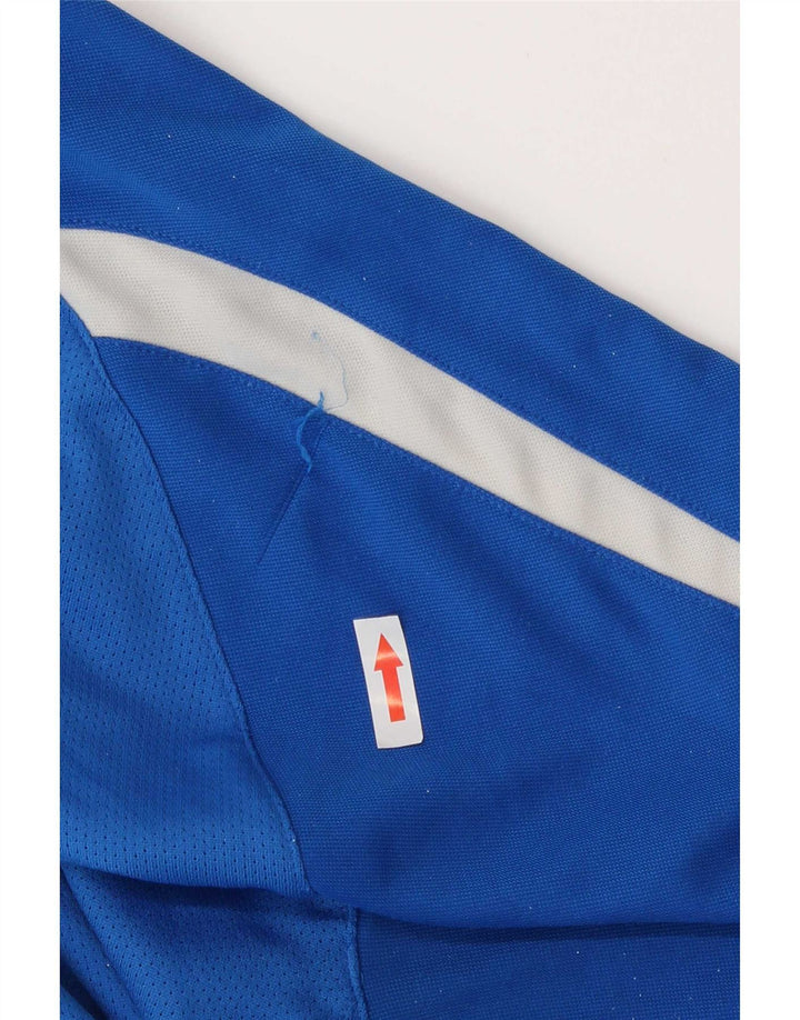 T-shirt da uomo Puma Top Large in poliestere color block blu