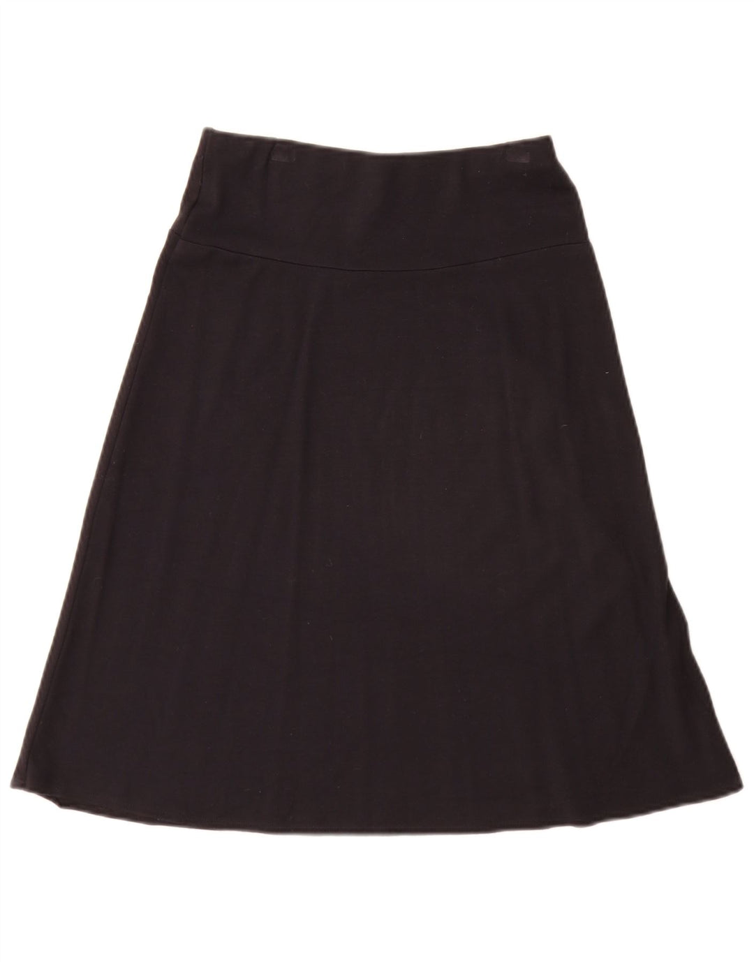 Gonna a trapezio da donna Marks & Spencer UK 8 piccola W26 viscosa nera