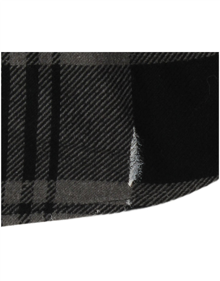 Camicia in flanella da uomo Orvis, cotone scozzese grande grigio