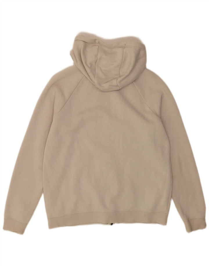 Felpa con cappuccio e zip da donna Nike UK 14 medio bianco
