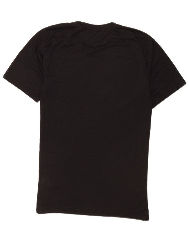 T-shirt grafica Nike Dri Fit da uomo, piccola, in poliestere nero