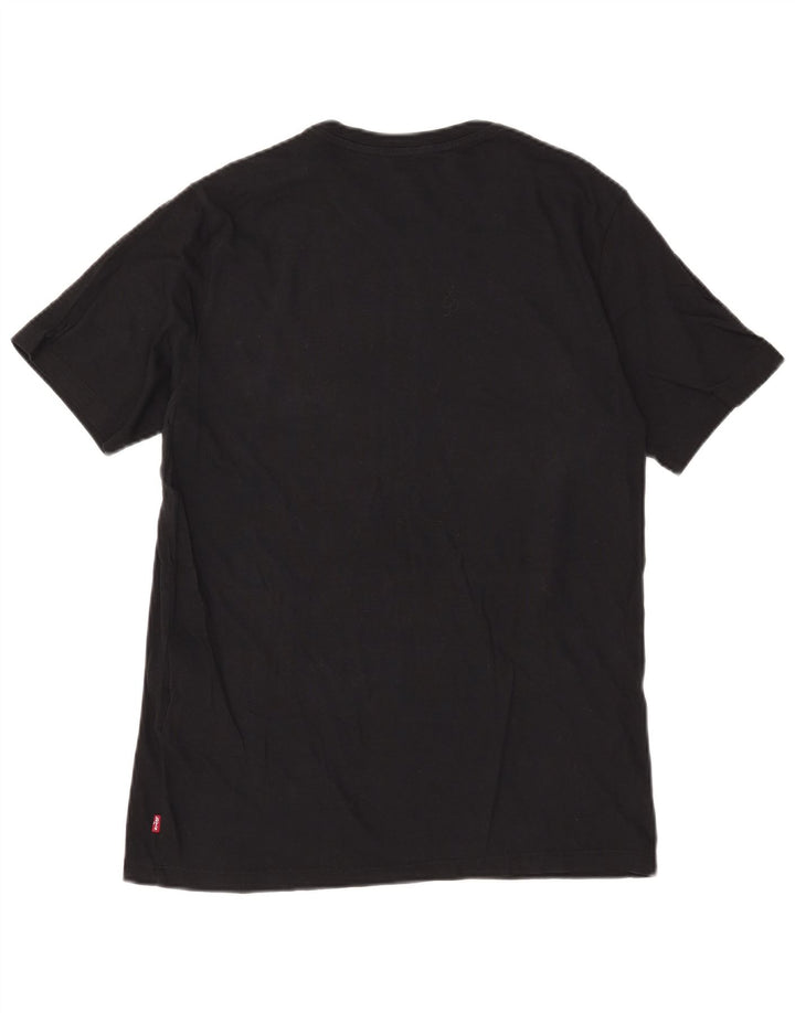 T-shirt grafica da uomo Levi's Top in cotone nero medio