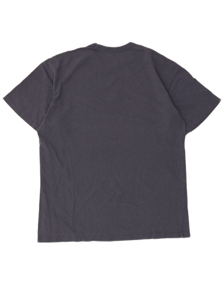 T-shirt Nike da uomo vestibilità ampia, top in cotone blu navy medio