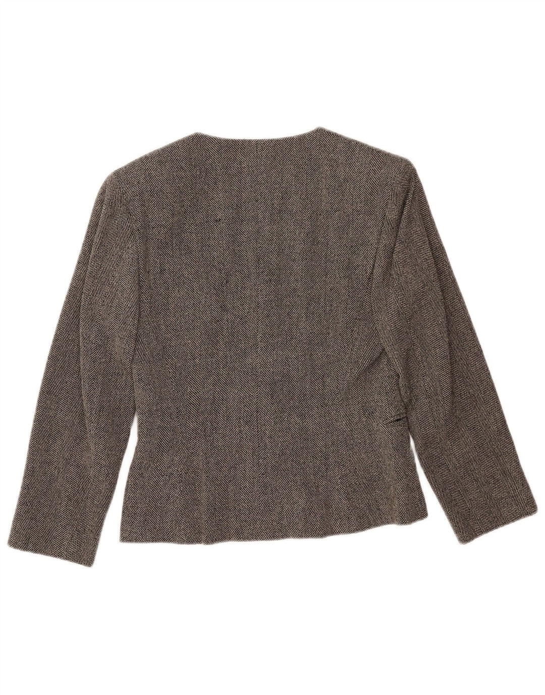 Giacca blazer doppiopetto da donna Maska IT 42 Grigio medio a spina di pesce