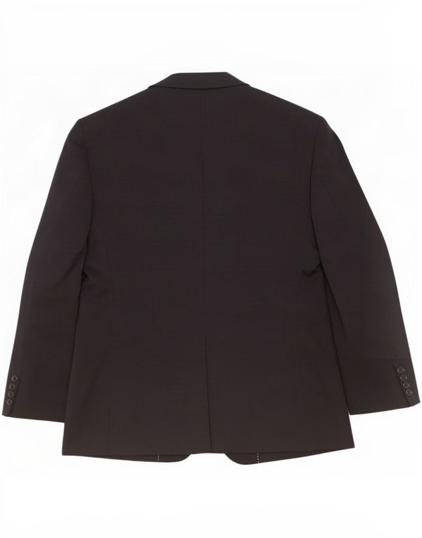 Marks & Spencer Mens Short 2 Button Blazer Jacket UK 42 Large Navy Blue