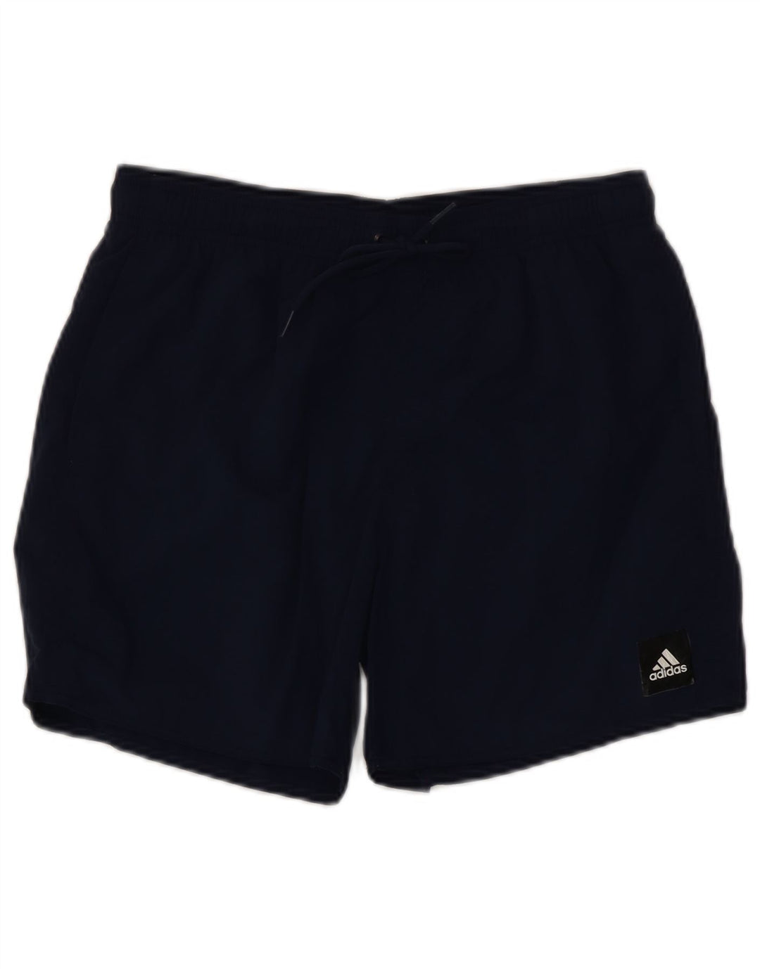 Pantaloncini sportivi da uomo Adidas medi in nylon blu navy