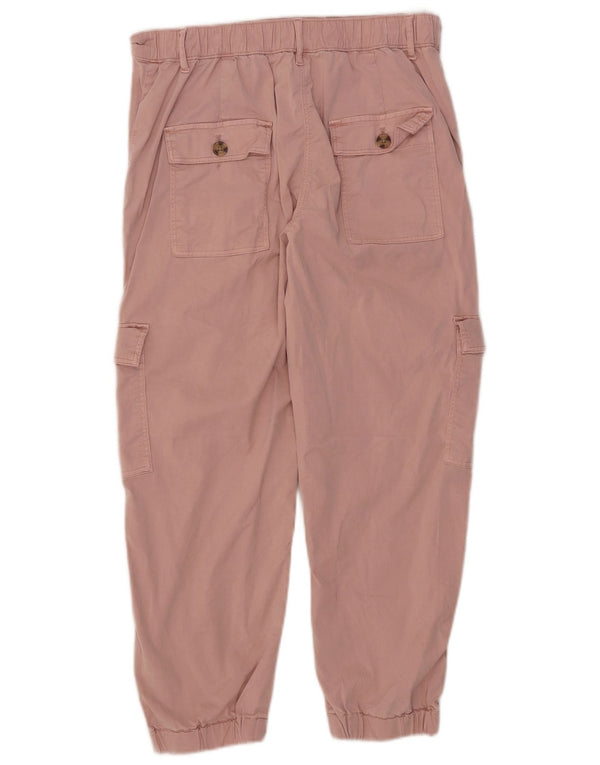 Pantaloni cargo da uomo Marks & Spencer Joggers UK 12 Medium W32 L24 Rosa