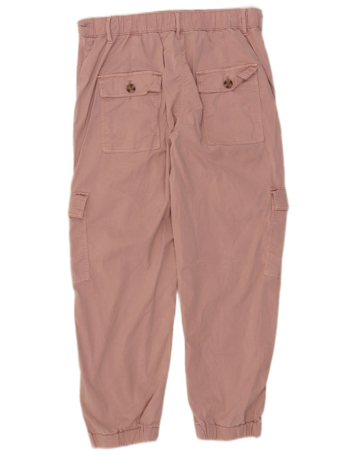 Pantaloni cargo da uomo Marks & Spencer Joggers UK 12 Medium W32 L24 Rosa