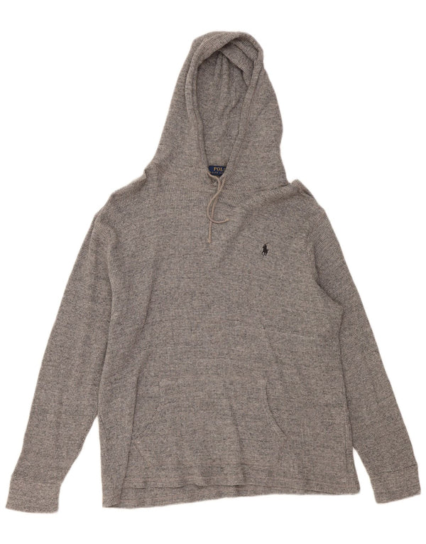 Polo Ralph Lauren Felpa con cappuccio da uomo XL in cotone grigio