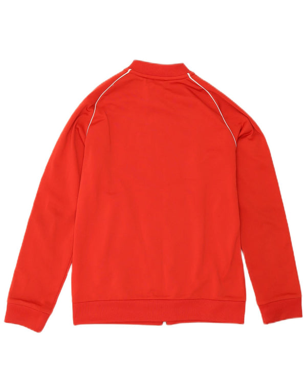Giacca Top della tuta da ragazzo Adidas 9-10 anni in poliestere rosso