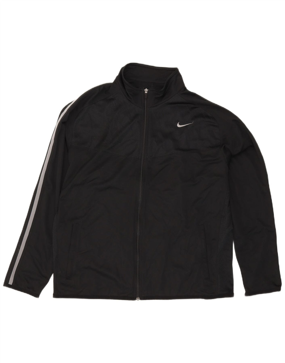 Giacca superiore della tuta da uomo Nike 2XL poliestere nero