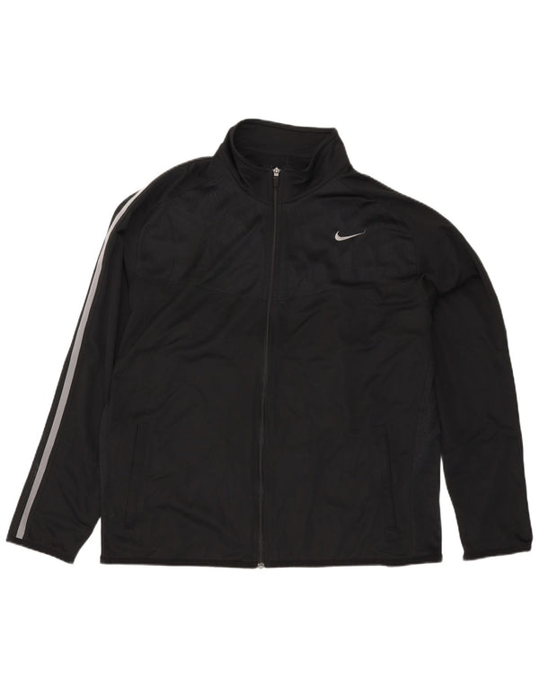 Giacca superiore della tuta da uomo Nike 2XL poliestere nero