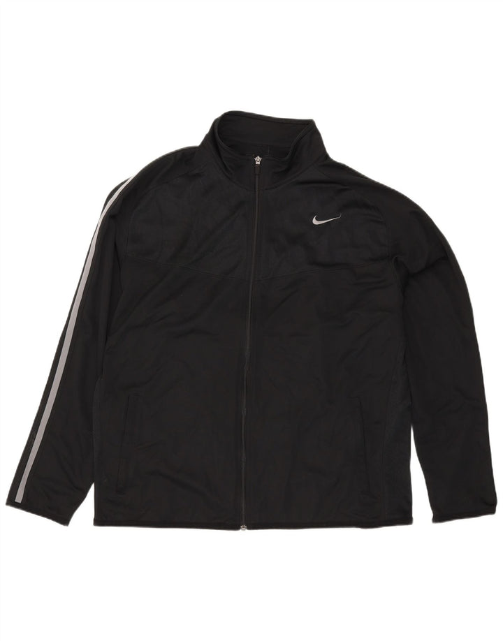 Giacca superiore della tuta da uomo Nike 2XL poliestere nero