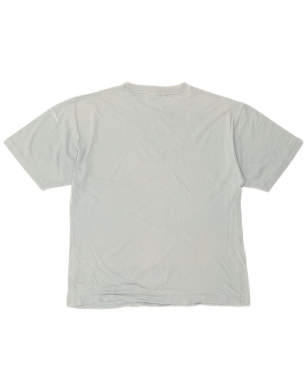 T-shirt grafica da uomo REEBOK Top Small in cotone blu