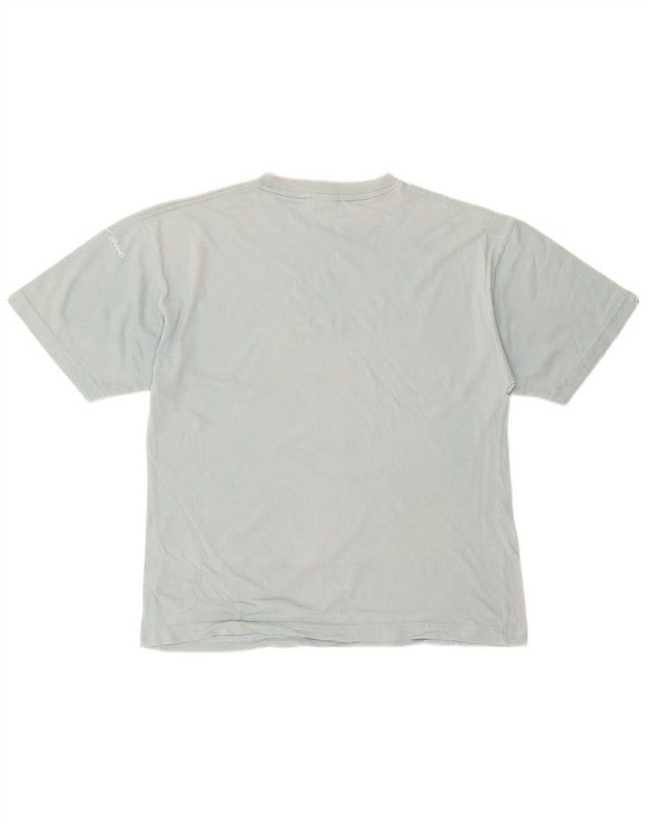 T-shirt grafica da uomo REEBOK Top Small in cotone blu