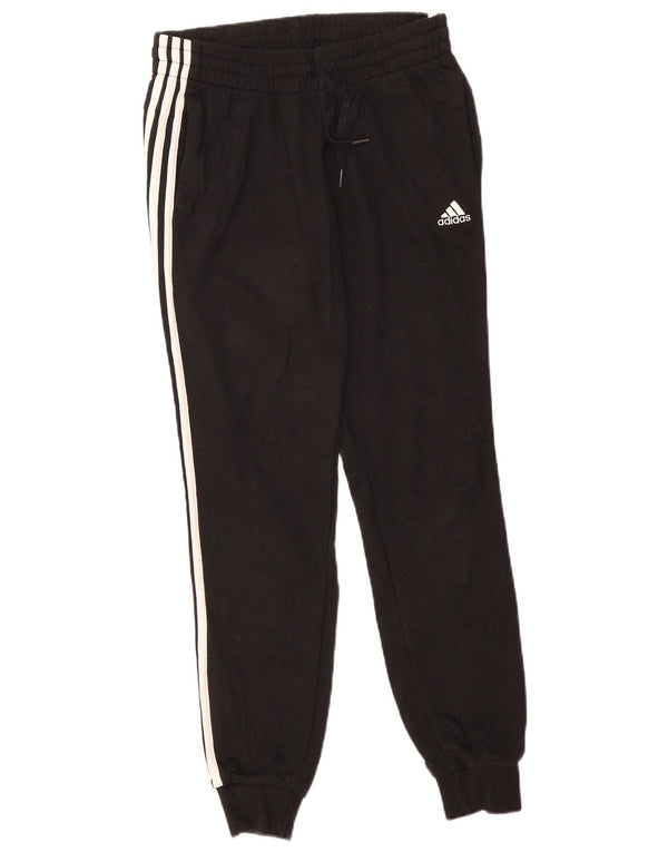 Pantaloni da tuta da donna Adidas Joggers UK 8/10 Small Black Cotton