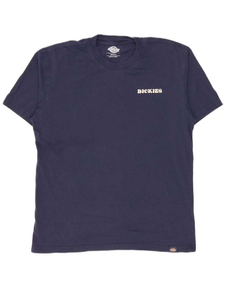 DICKIES T-shirt grafica da uomo Top piccola in cotone blu navy
