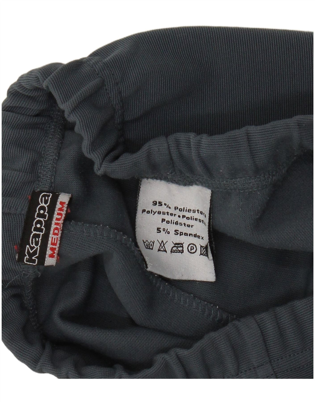 Pantaloni da tuta da uomo KAPPA in poliestere grigio medio