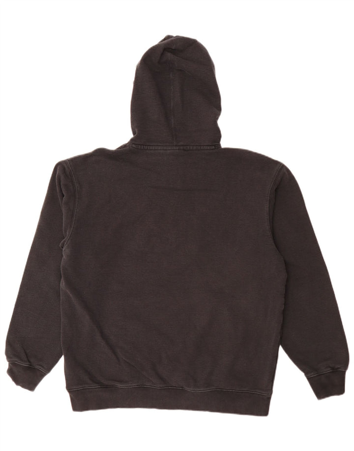 Felpa con cappuccio grafica da uomo Adidas, cotone medio nero
