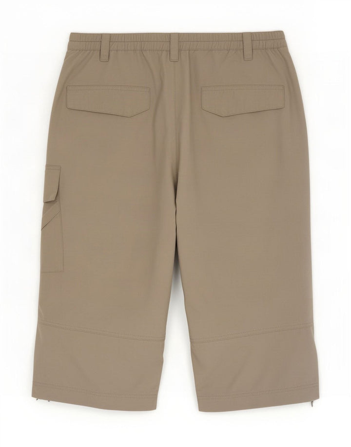 Pantaloncini Bermuda Adidas Cargo da uomo medi W32 in cotone beige
