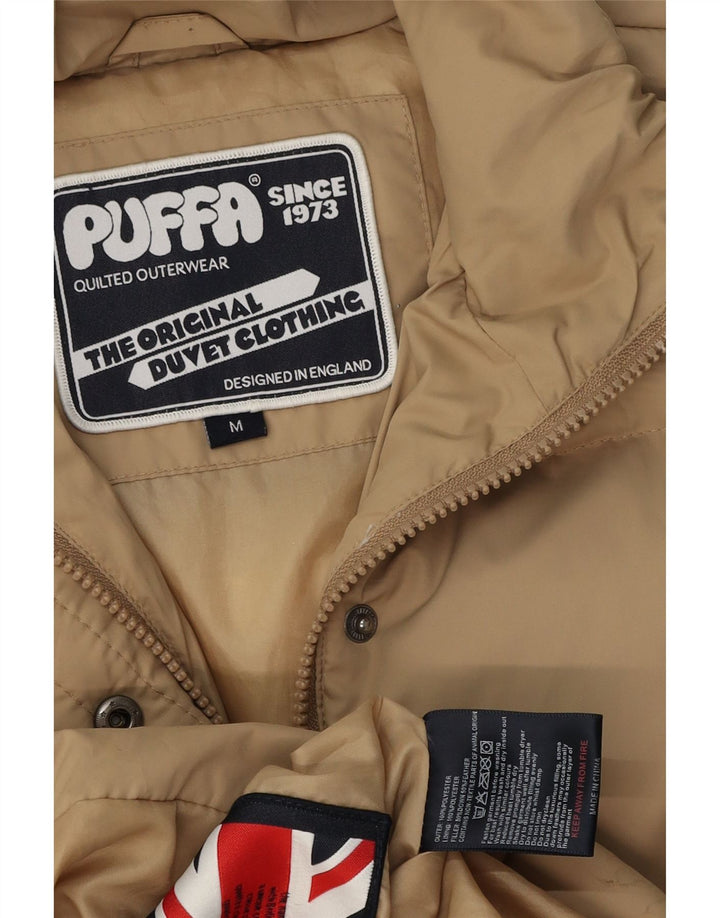 Cappotto imbottito da donna Puffa UK 14 Poliestere beige medio
