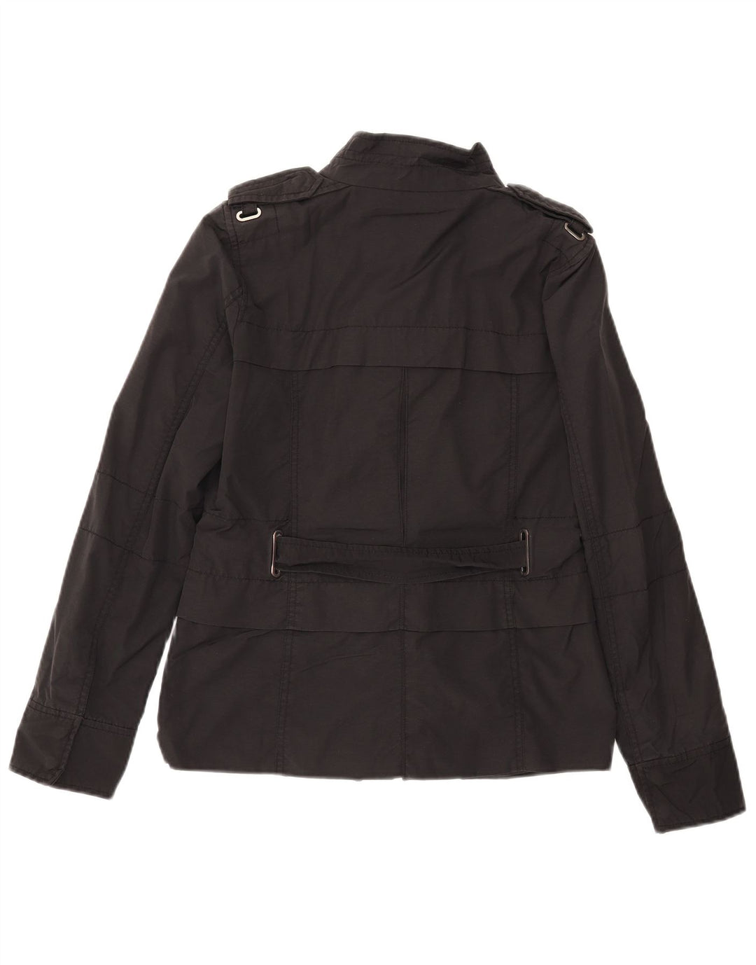 Giacca militare Zara da donna UK 12 media nera