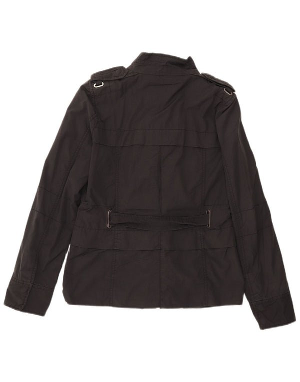 Giacca militare Zara da donna UK 12 media nera
