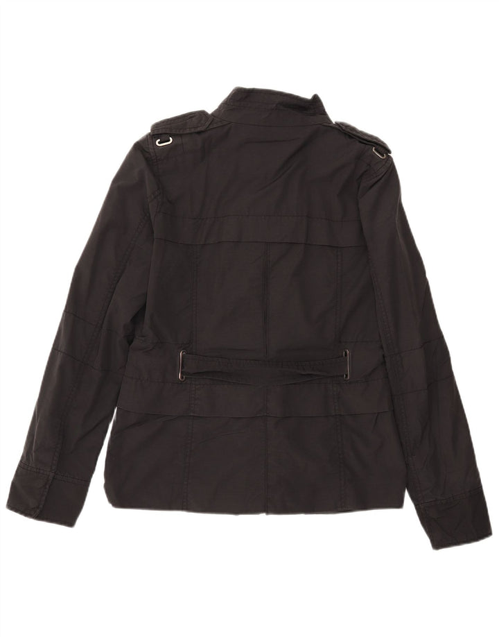 Giacca militare Zara da donna UK 12 media nera