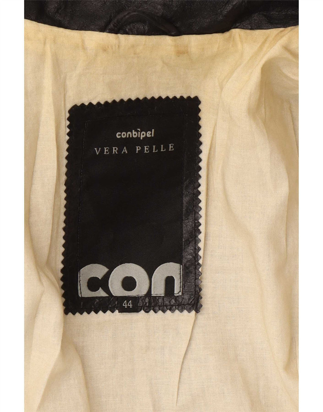 Giacca In Pelle Donna Conbipel IT 44 Media Nera