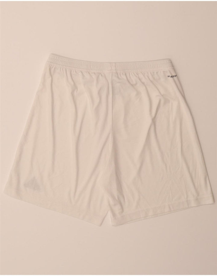 ADIDAS Mens Aeroready Sport Shorts Large  White Polyester Vintage Adidas and Second-Hand Adidas from Messina Hembry 