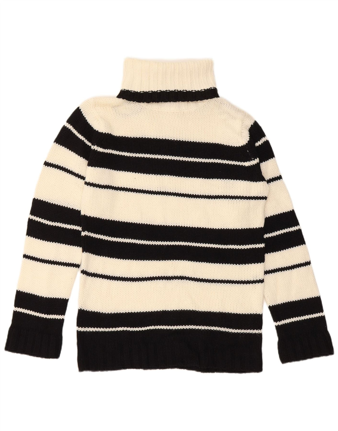 OKAY maglione da donna con collo alto e collo alto EU 40 medio a righe nere