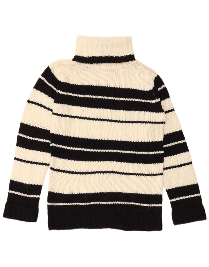 OKAY maglione da donna con collo alto e collo alto EU 40 medio a righe nere