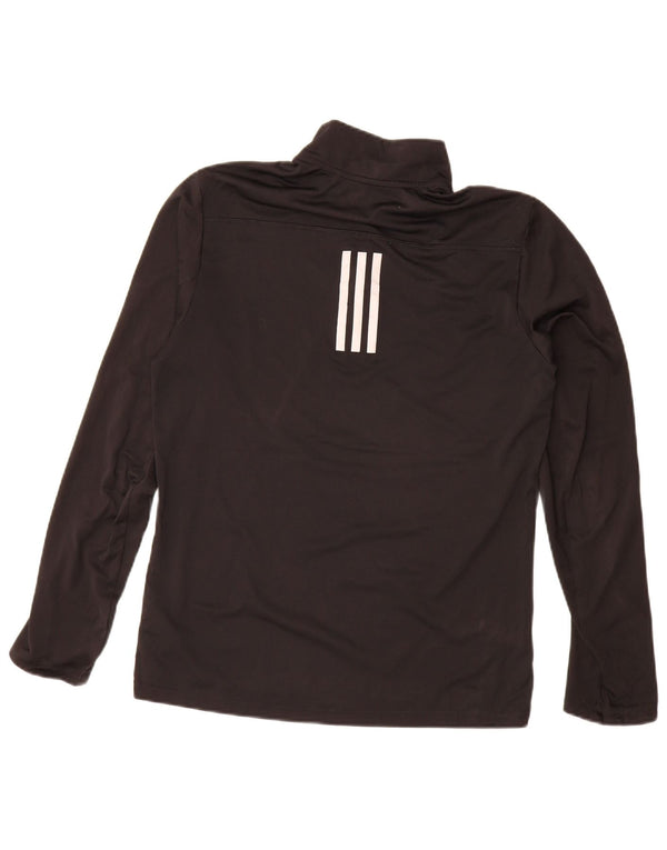 Adidas Uomo Aeroready Zip Neck Pullover Tuta Top Small Poliestere Nero